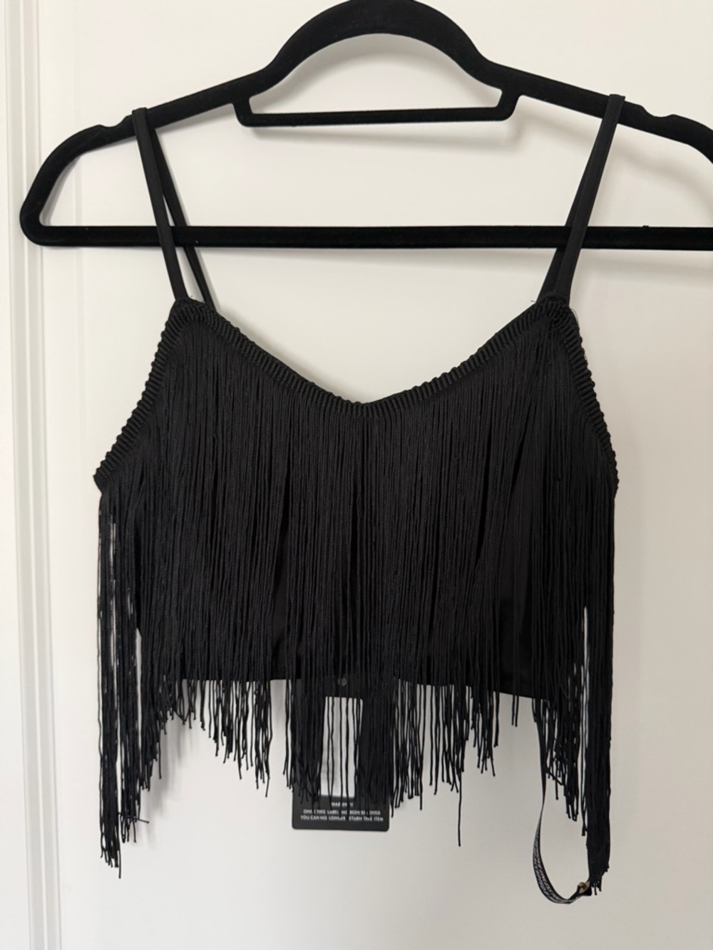 Pretty Little Thing Fringe Crop Top and short set - Picture 4 of 10